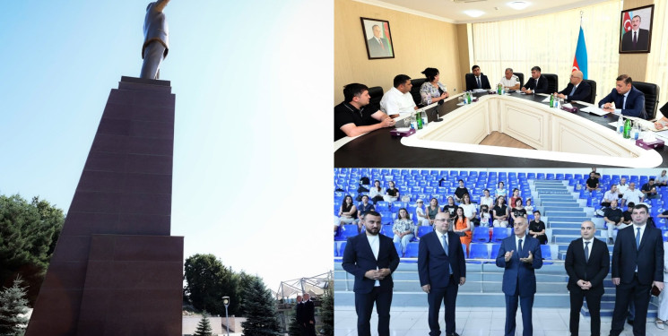 Dövlət Gömrük Komitəsinin sədri Qusar şəhərində vətəndaşları qəbul edib