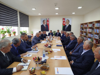 Əhali ilə keçirilən görüşlər