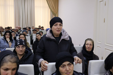 Əhali ilə keçirilən görüşlər